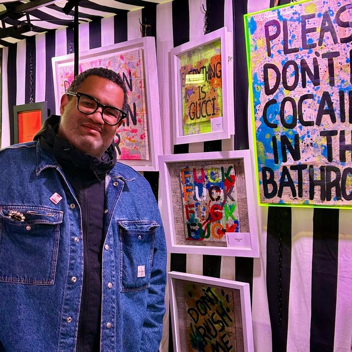 Luis Alvarez at his stall in Jubilee Market Hall